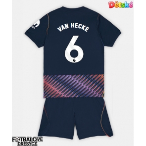 Tottenham Hotspur Jan Paul van Hecke #6 Dětské Venkovní dres komplet 2026-27 Krátký Rukáv (+ trenýrky)